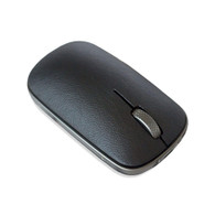 Azio RM-RCM-L-04 Retro Classic Mouse (Gunmetal) - Bluetooth & RF Wireless with Leather Surface