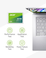 Acer SA100 1.92TB SATA III 2.5 Inch Internal SSD - 6 Gb/s, 3D NAND Solid State Hard Drive Up to 560 MB/s (BL.9BWWA.105)