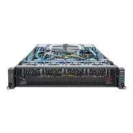 Gigabyte 2U Edge Server Barebone - Dual CPU, AMD EPYC 9004, 24x DIMM, 2x M.2, 8x PCIe Gen5 x8/x16 FHHL/x16 OCP Slots, 4x Gen4 NVMe/SATA/SAS Bays (E283-Z90 rev. AAD1)