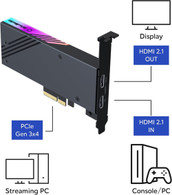 AVerMedia HDMI Capture Card ,Live Gamer 4K 2.1 PCIe 4K60, Ultra-Low Latency on PS5, PS4 Pro, Xbox, Switch Games (GC575)