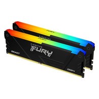 Kingston Fury Beast RGB 16GB 3200MT/s DDR4 CL16 DIMM (Kit of 2) Computer Memory KF432C16BB2AK2/16