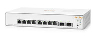 Aruba JL680A#ABA Instant On 1930 8-Port Gb Ethernet 8 x GE, 2X 1G SFP, L2+ Smart Switch US Cord