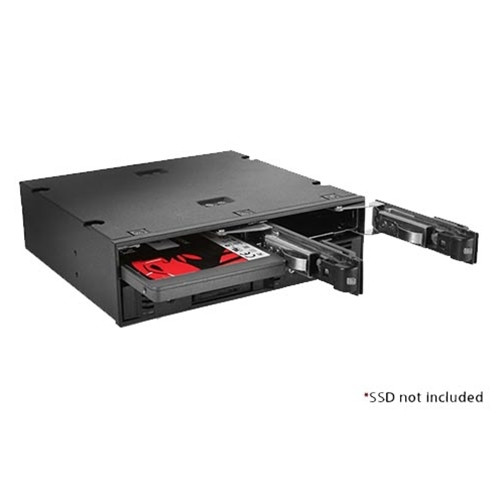 iStarUSA BPN-124K-SA Trayless 5.25-Inch to 4x2.5-Inch HDD SSD Hot-Swap Rack