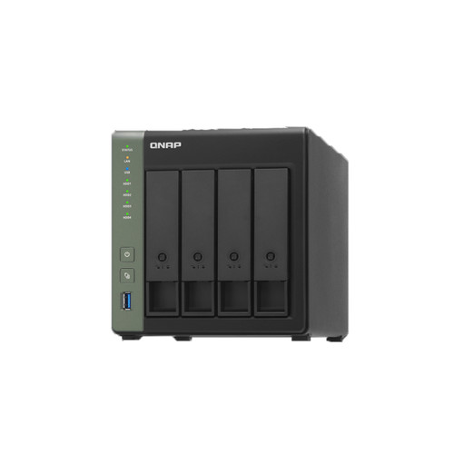 QNAP TS-431KX-2G  4-Bay ARM-based NAS with Hardware Encryption Quad Core 1.7GHz, 2GB RAM, 1 x 10GbE(SFP+), 2 x 1GbE