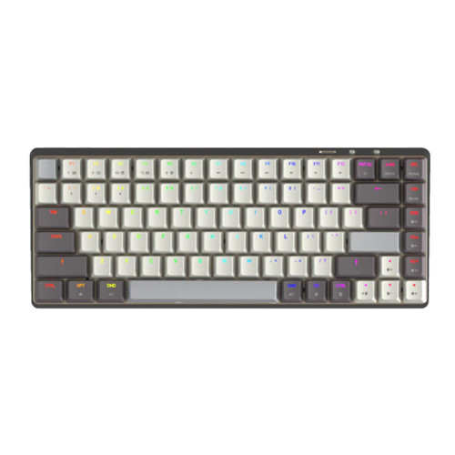Azio CRG2G104 Cascade Wireless Backlit Mechanical Keyboard, Gateron Brown Switch, Bronze Base, Beige KC - Galaxy Light