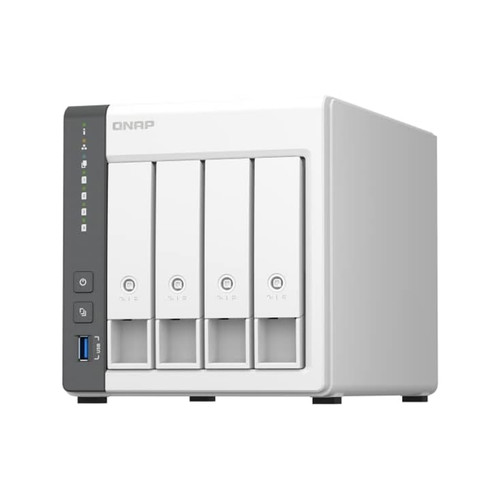 QNAP 4 Bay Desktop NAS with Intel Celeron Quad-core Processor, M.2