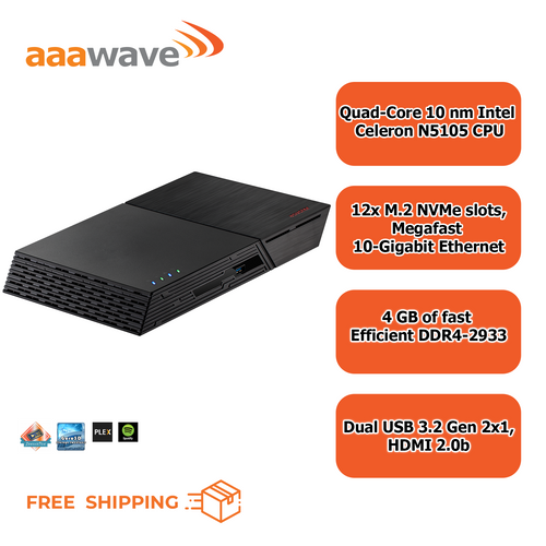 Flashstor 12 Pro 12スロットNVMe 10GbE FLASHSTOR 12 Pro