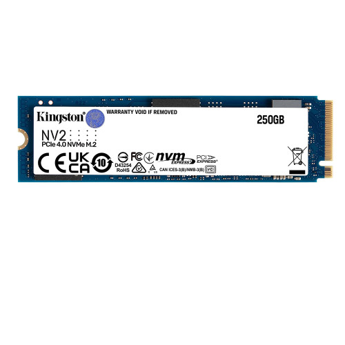 内蔵型SSD Kingston SNV2S 4TB SSD Kingston SNV2S/4000G NV2 4TB M.2 2280 NVMe Internal SSD, PCIe 4.0