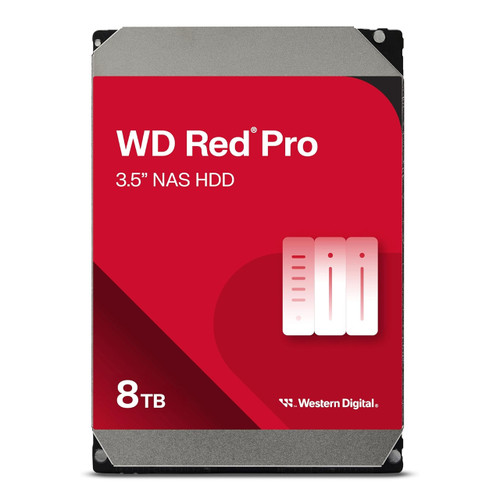 WD Red Plus NAS HDD 8 TB 7200 RPM SATA 3.5