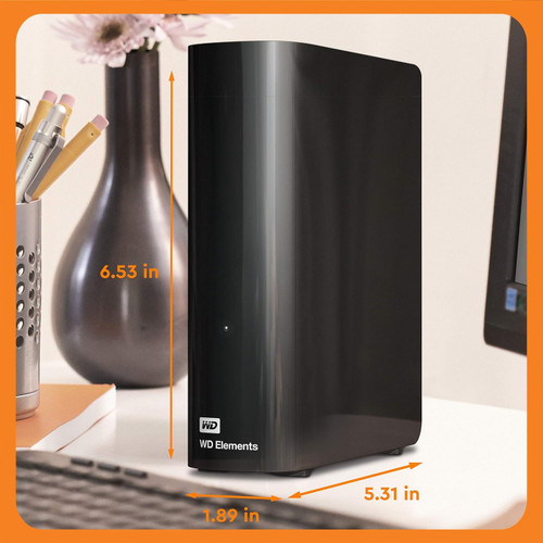 WD 8TB Elements Desktop External Hard Drive, USB 3 external hard