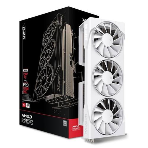 XFX Swift AMD Radeon RX 9070XT Triple Fan Gaming Edition with 16GB
