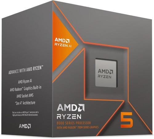 AMD Ryzen 5 8600G Processor (Zen 4) 6-Core 4.3GHz AM5 65W Desktop