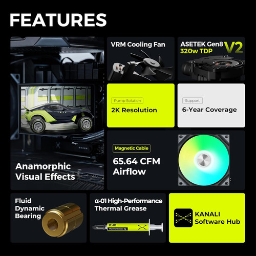 TRYX L-P360A-AS3M-G1K Panorama 360 ARGB 6.5'' AMOLED Curved Screen