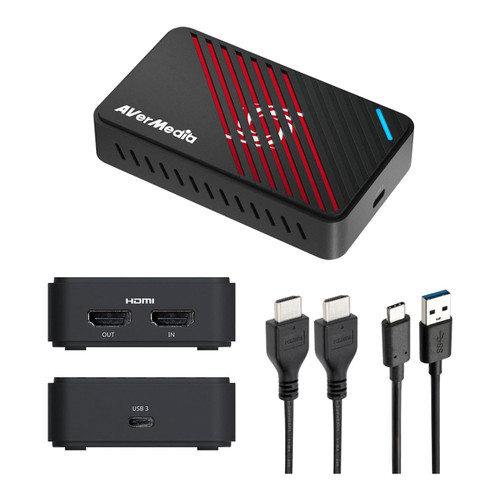 AVerMedia Live Gamer Portable 2 Plus, 4K Pass-Through, 4K Full HD