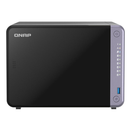 QNAP TS-632X-4G-US 6-Bay ARM-based NAS, Quad Core 2.0GHz, 4GB DDR4 RAM, 10GbE(SFP+), 2.5GbE and PCIe Gen3 Expansion Slot