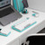 AZIO IK409 IZO Wireless Mechanical Keyboard with Red Switches in Mint Daisy