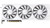 XFX Quicksilver AMD Radeon RX 9070XT White Gaming Edition with 16GB GDDR6 HDMI 3xDP, AMD RDNA 4 RX-97TQICKW9