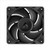 Arctic ACFAN00307A P12 Pro PST  120 mm PWM Fan w/ Y-Cable Splitter Fluid Dynamic Bearing, 4-Pin -Black- 5 Pack