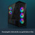 Arctic ACPCC00018A Xtender PC Case-Mid Tower-Tempered Glass Panel-Included A-RGB Fans - Mirror Black