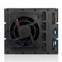 iStarUSA BPN-DE340SS-BLACK 3x5.25 to 4x3.5 SAS Trayless Hot-Swap Black