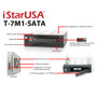 iStarUSA T-7M1-SATA-RED 1x5.25 SATA Mobile Rack Red