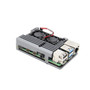 AAAwave ODS710 Aluminum Alloy Case with Dual Fan For Raspberry Pi 4 B-Grey