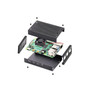 AAAwave Aluminum Metal Box Case With Cooling Fan For Raspberry Pi 4B ODS704