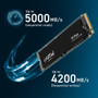 Crucial P3 Plus 1TB PCIe Gen4 3D NAND NVMe M.2 SSD, up to 5000MB/s (CT1000P3PSSD8)