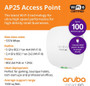 Aruba Instant On AP25 .11ax 4x4 Wi-Fi Access Point | US Model | Power Source Included (R9B32A)