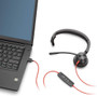 POLY Blackwire 3310 - Wired, Single Ear Mono Headset with Boom Mic - USB-A - PC or Mac - Teams Certified (767F6AA)