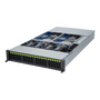 Gigabyte 2U High Density Server Barebone - AMD EPYC 9004, 4-Node Dual CPU, 24x Gen4 NVMe/SATA/SAS Bays (H273-Z80 rev. AAN1)