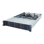 Gigabyte 2U Rack Server - 4th/5th Gen Intel xeon Scalable - 3x Gen5 GPUs, 1x Gen3 M.2 Slots, 12 SATA/SAS Bays (R263-S33 rev. AAF1)