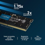 Crucial RAM 16GB DDR5 5600MT/s or 5200MT/s or 4800MT/s Laptop Memory (CT16G56C46S5)