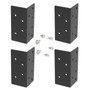 AAAwave Sluice V2 Mining Frame Stacking Brackets - Black