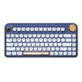 AZIO IK105 IZO Wireless Mechanical Keyboard with Blue Switches in Blue Iris