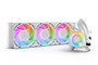 EKWB White CR-360 Nucleus AIO 360mm Lux D-RGB Liquid CPU Cooler EK FPT 120mm Fan Compatible with Intel & AMD