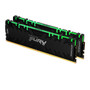 Kingston Fury Renegade RGB 16 GB (2 x 8 GB) 3200 MHz DDR4 CL16 Desktop Memory Kit of 2 KF432C16RBAK2/16