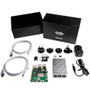 OKdo ROCK 4 Model C+ 4GB Single Board Computer Starter Kit with PSU, Case, Preloaded Linux OS, Heat Sink, Fan 230-6199