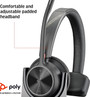 Poly 218471-02 Voyager 4310 UC Wireless Single-Ear Headset +Charge Stand,USB-A Bluetooth Adapter,Works w/Teams,Zoom&More