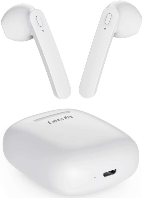 Letsfit T12 Wireless Earbuds Bluetooth 5.0 Headphones HD Stereo