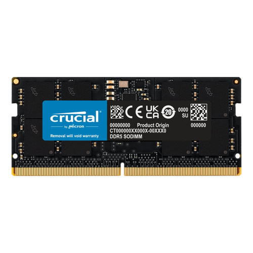 Crucial RAM 32GB DDR5 5600MT/s or 5200MT/s or 4800MT/s Laptop