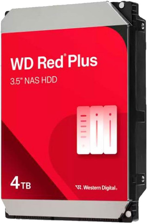 WD Red Plus 4TB ×2台セット WD40EFPX NAS用 CMR WD WD40EFZZ 4TB WD Red Plus NAS Internal Hard Drive HDD - 5400 RPM