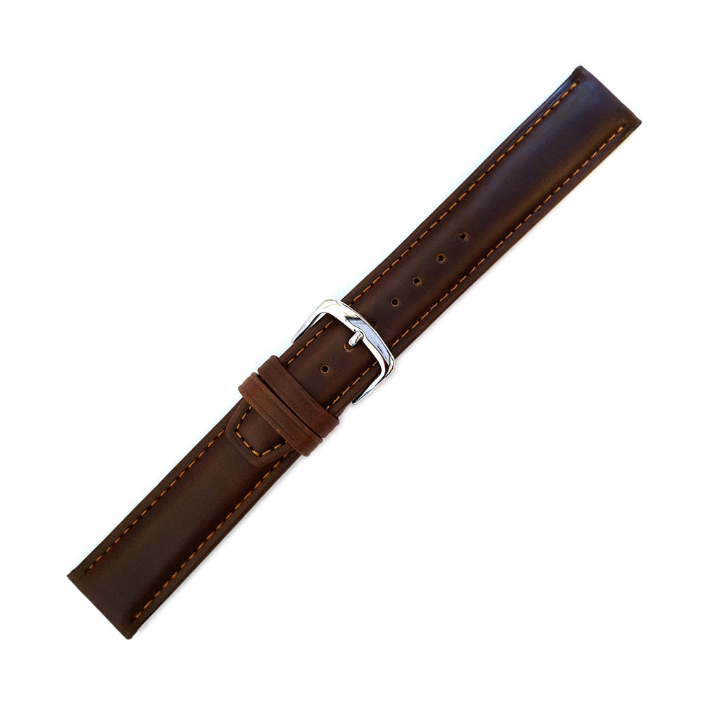 Oil Tan Leather Watch Band Hadley Roma Ms881