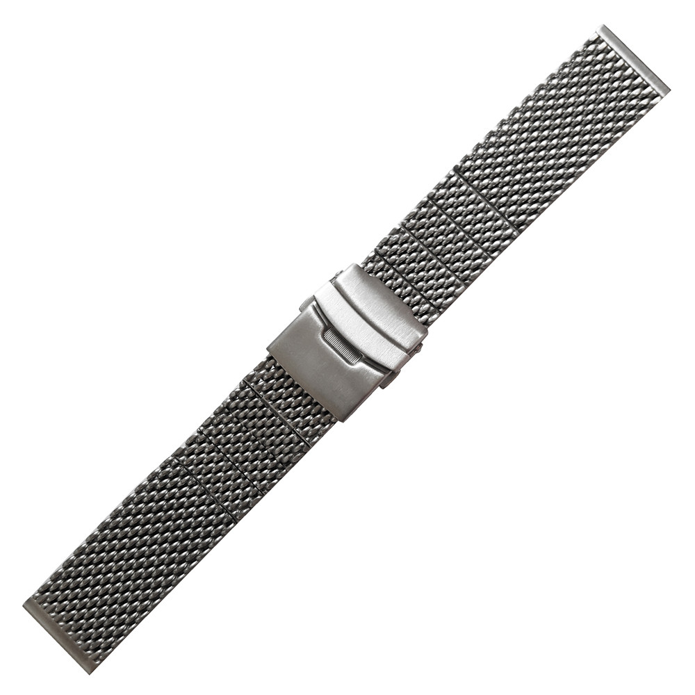 Date Mesh Bracelet Watch Silver-Tone | Joseph Abboud