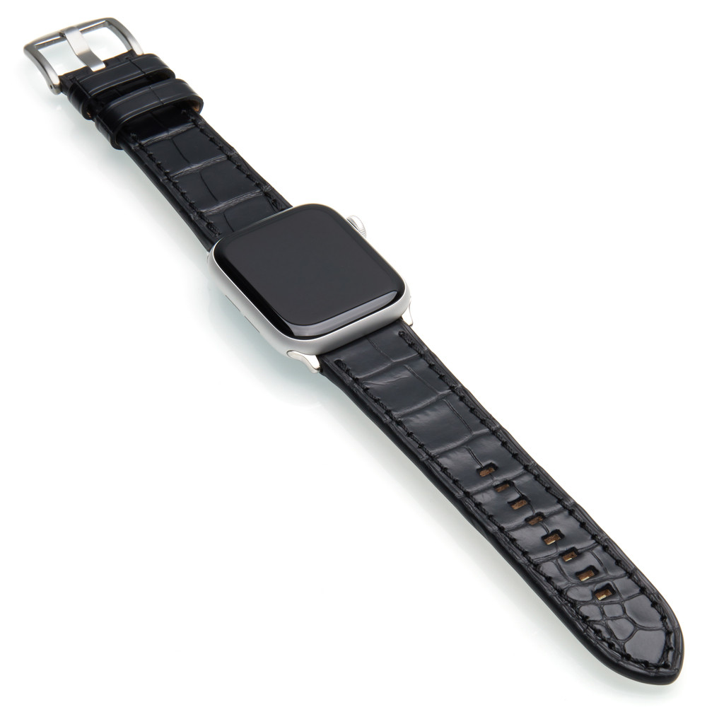 Alligator skin store apple watch band