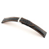 Black RIOS1931 Vegas, Embossed Alligator Grain Watch Band with Orange Stitching | TheWatchPrince.com