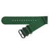Green Two-Piece Ballistic Nylon Watch Strap (V2) with Stainless Steel Hardware | TheWatchPrince.com