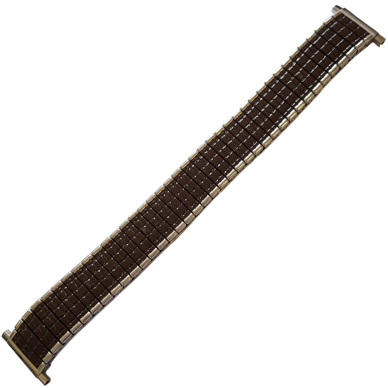 Twist-O-Flex Romunda, 16-19mm, Dark Brown/Silver (Speidel) | The