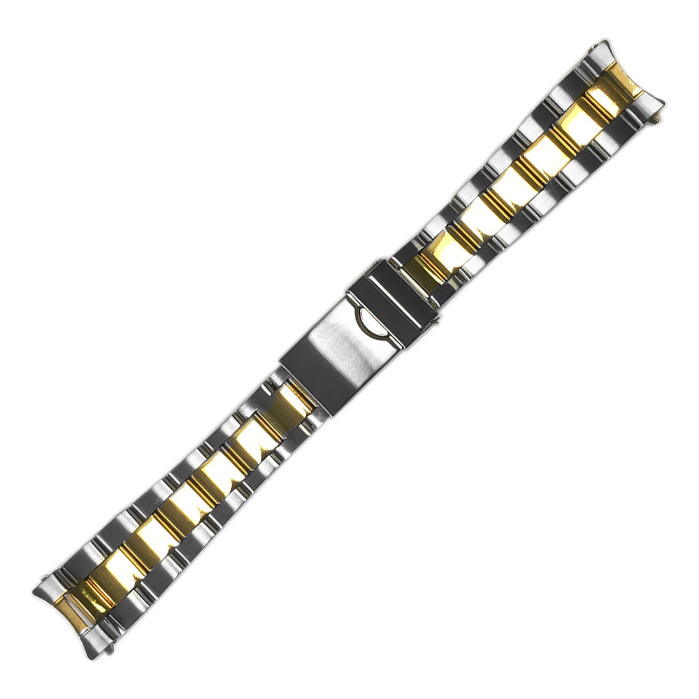 Hadley-Roma Oyster-Style Metal Watch Band | MB401