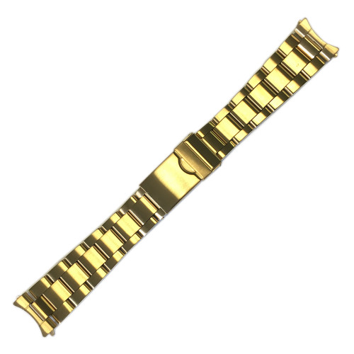 Hadley-Roma Oyster-Style Metal Watch Band | MB401